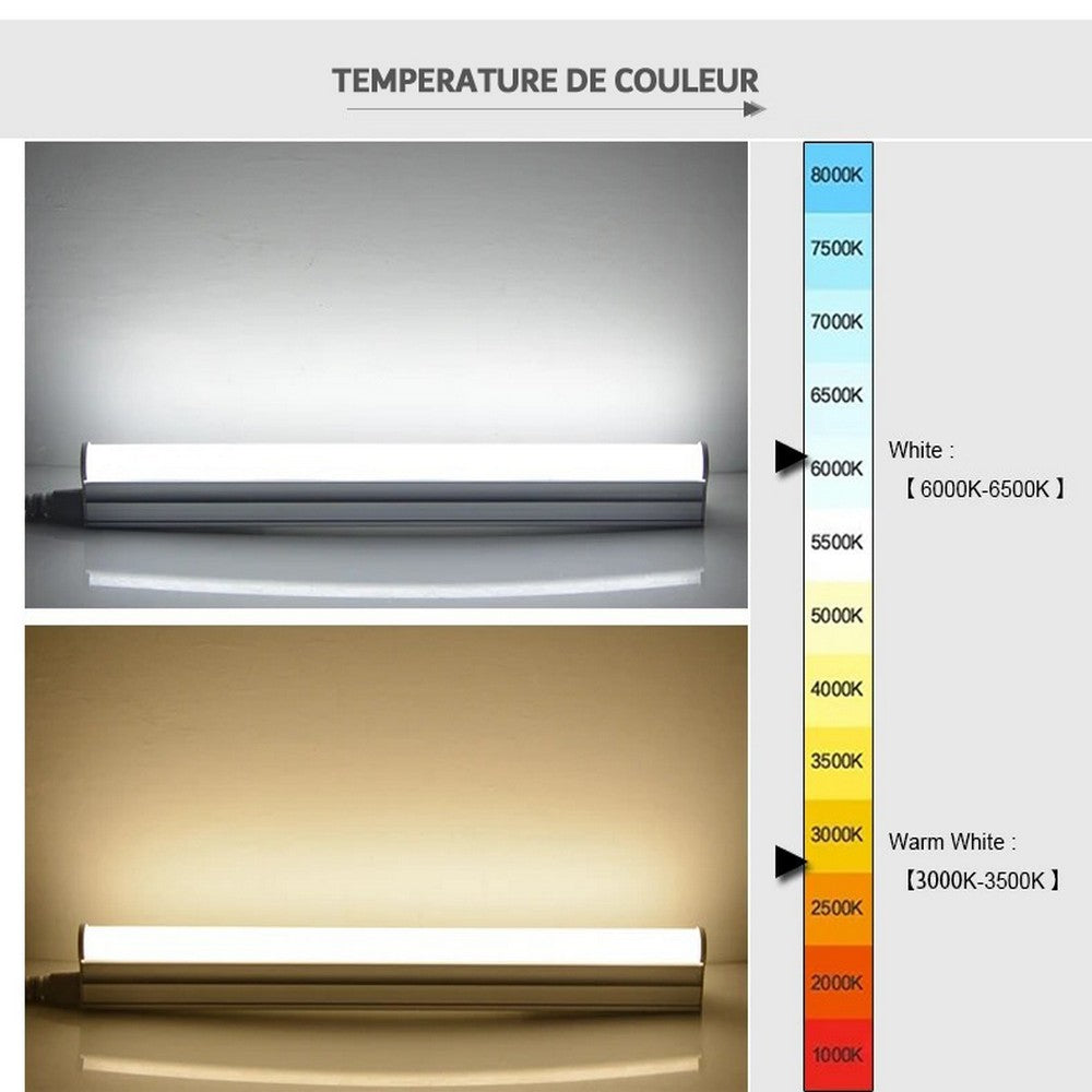 Lot de 3 réglettes lumineuses LED